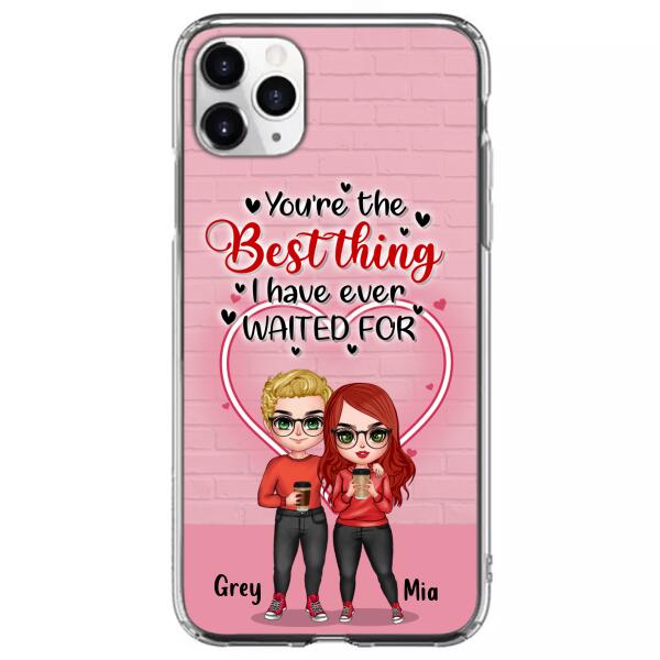 Custom Personalized Couple Phone Case - Valentine's Day Gift Idea For Couple - I love My Wife Awesome Wife - Case For iPhone And Samsung