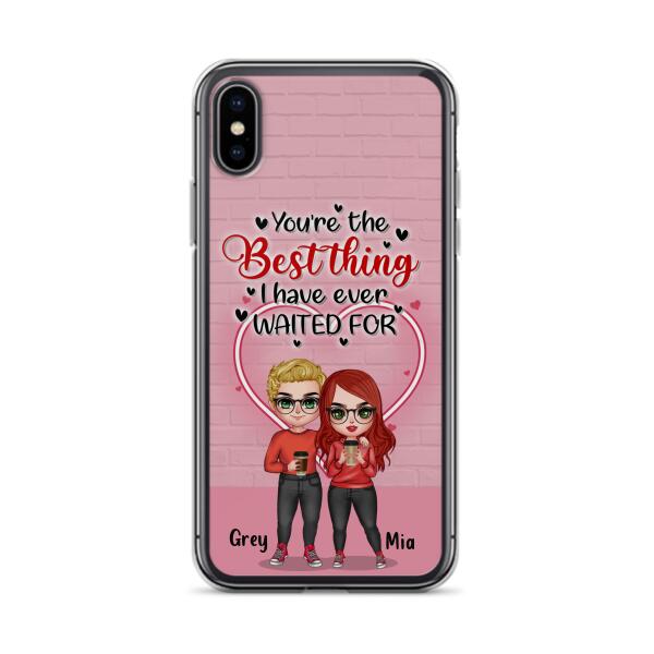 Custom Personalized Couple Phone Case - Valentine's Day Gift Idea For Couple - I love My Wife Awesome Wife - Case For iPhone And Samsung