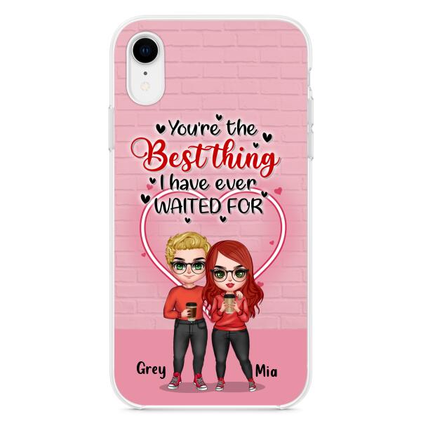 Custom Personalized Couple Phone Case - Valentine's Day Gift Idea For Couple - I love My Wife Awesome Wife - Case For iPhone And Samsung