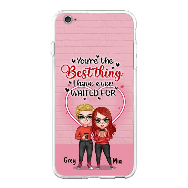 Custom Personalized Couple Phone Case - Valentine's Day Gift Idea For Couple - I love My Wife Awesome Wife - Case For iPhone And Samsung