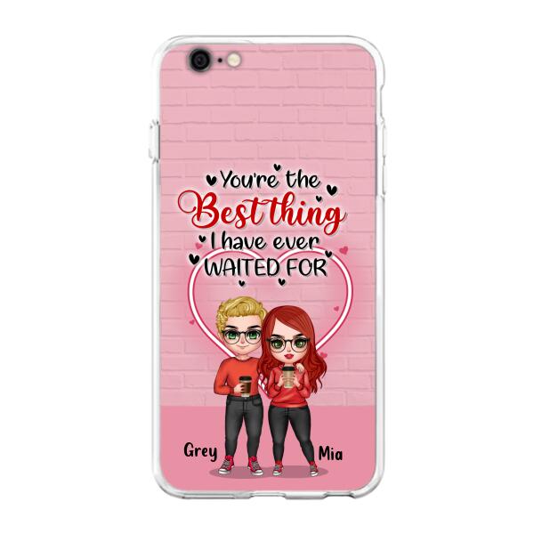 Custom Personalized Couple Phone Case - Valentine's Day Gift Idea For Couple - I love My Wife Awesome Wife - Case For iPhone And Samsung