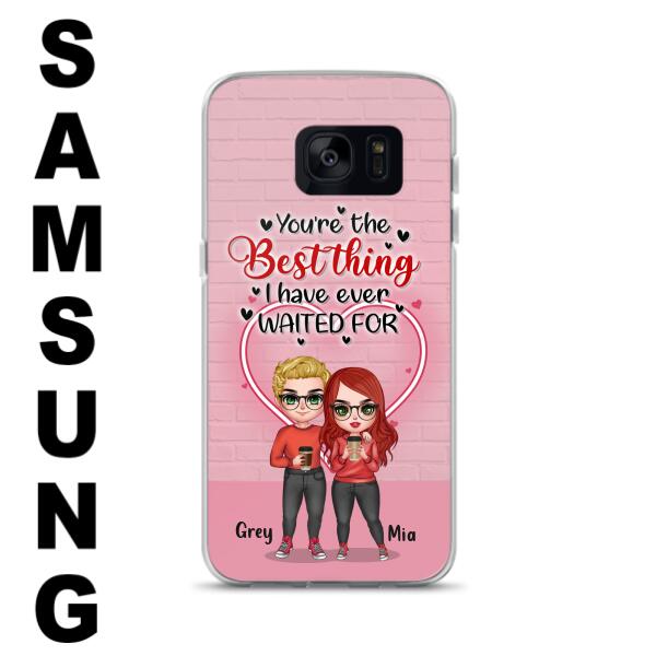 Custom Personalized Couple Phone Case - Valentine's Day Gift Idea For Couple - I love My Wife Awesome Wife - Case For iPhone And Samsung