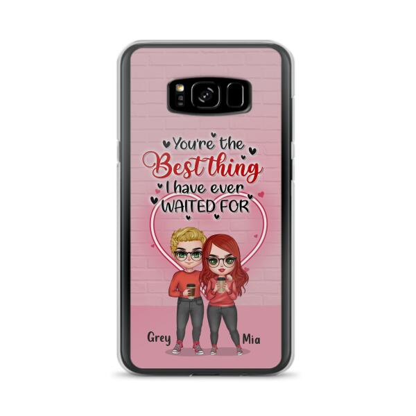 Custom Personalized Couple Phone Case - Valentine's Day Gift Idea For Couple - I love My Wife Awesome Wife - Case For iPhone And Samsung