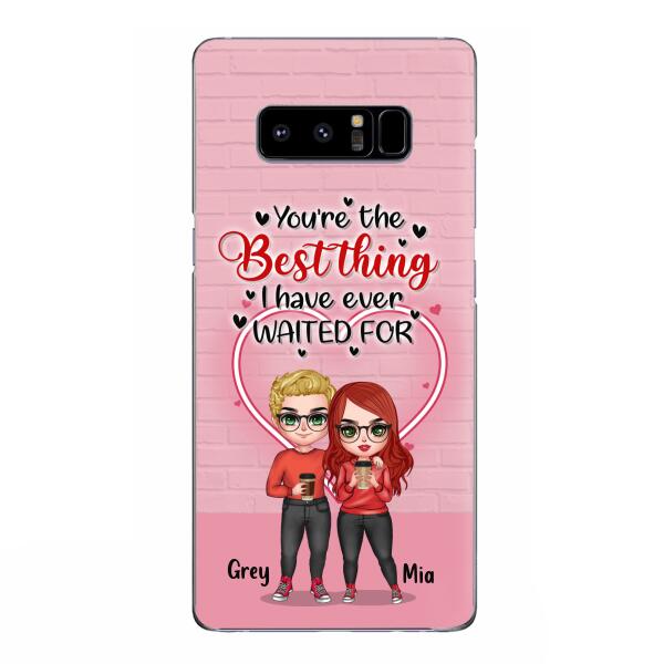 Custom Personalized Couple Phone Case - Valentine's Day Gift Idea For Couple - I love My Wife Awesome Wife - Case For iPhone And Samsung