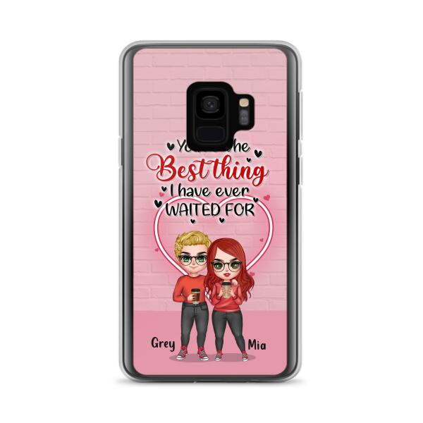 Custom Personalized Couple Phone Case - Valentine's Day Gift Idea For Couple - I love My Wife Awesome Wife - Case For iPhone And Samsung