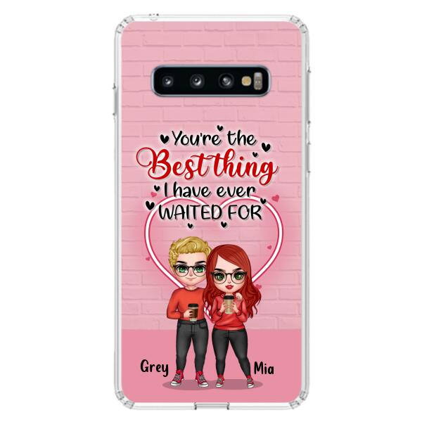 Custom Personalized Couple Phone Case - Valentine's Day Gift Idea For Couple - I love My Wife Awesome Wife - Case For iPhone And Samsung