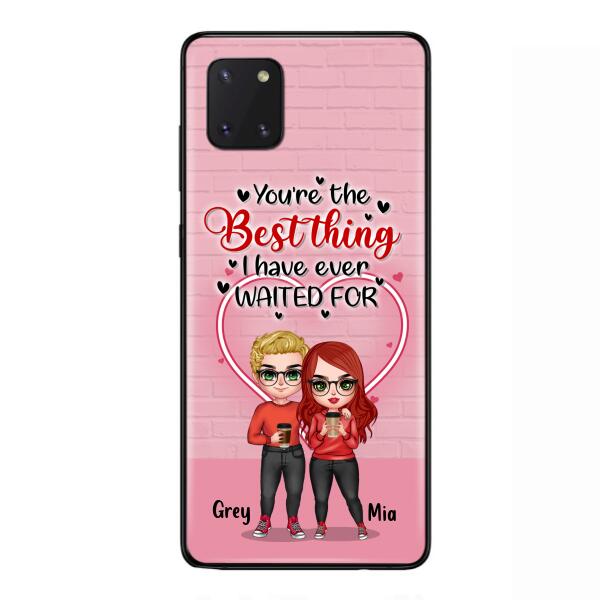 Custom Personalized Couple Phone Case - Valentine's Day Gift Idea For Couple - I love My Wife Awesome Wife - Case For iPhone And Samsung