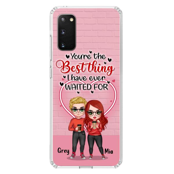 Custom Personalized Couple Phone Case - Valentine's Day Gift Idea For Couple - I love My Wife Awesome Wife - Case For iPhone And Samsung