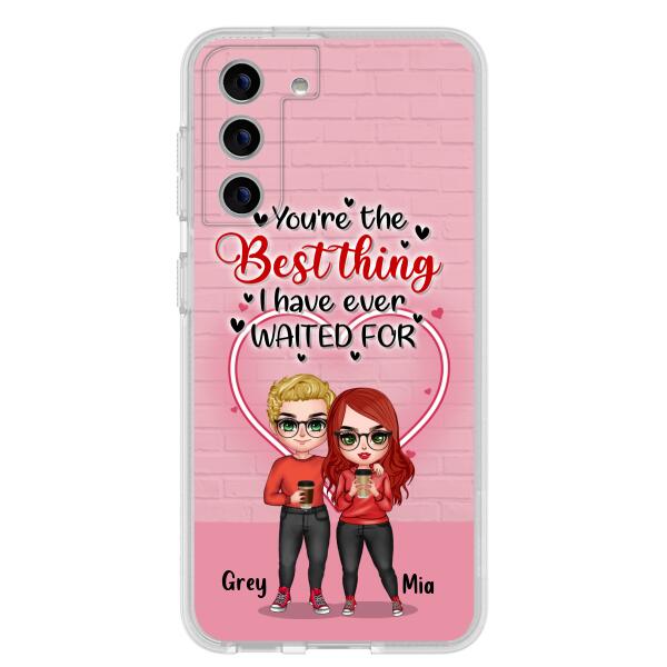 Custom Personalized Couple Phone Case - Valentine's Day Gift Idea For Couple - I love My Wife Awesome Wife - Case For iPhone And Samsung