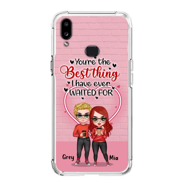 Custom Personalized Couple Phone Case - Valentine's Day Gift Idea For Couple - I love My Wife Awesome Wife - Case For iPhone And Samsung