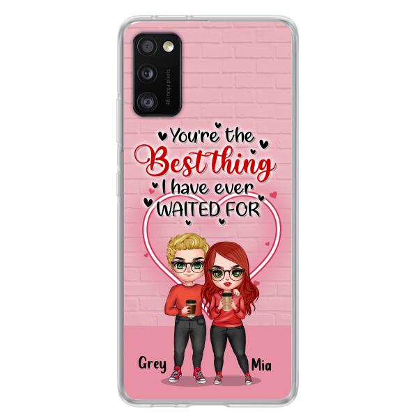 Custom Personalized Couple Phone Case - Valentine's Day Gift Idea For Couple - I love My Wife Awesome Wife - Case For iPhone And Samsung