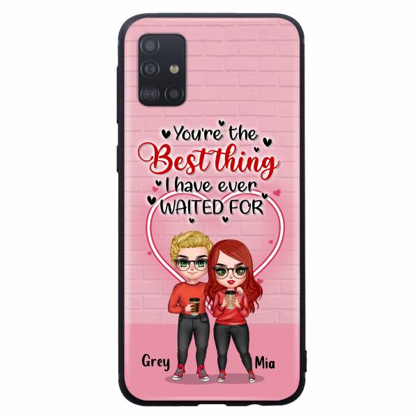 Custom Personalized Couple Phone Case - Valentine's Day Gift Idea For Couple - I love My Wife Awesome Wife - Case For iPhone And Samsung