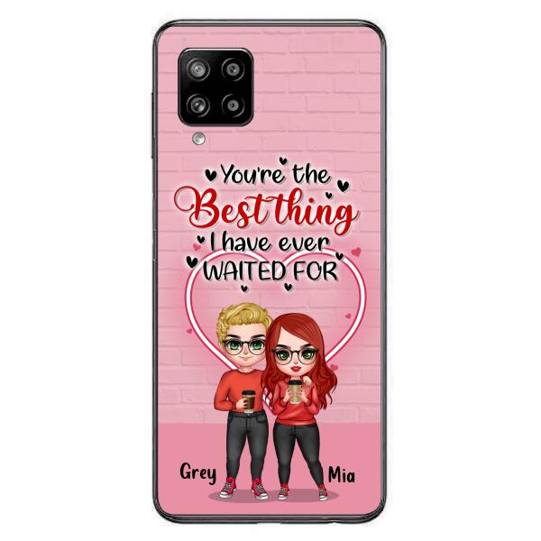 Custom Personalized Couple Phone Case - Valentine's Day Gift Idea For Couple - I love My Wife Awesome Wife - Case For iPhone And Samsung