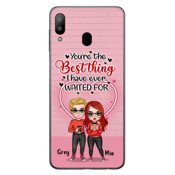 Custom Personalized Couple Phone Case - Valentine's Day Gift Idea For Couple - I love My Wife Awesome Wife - Case For iPhone And Samsung