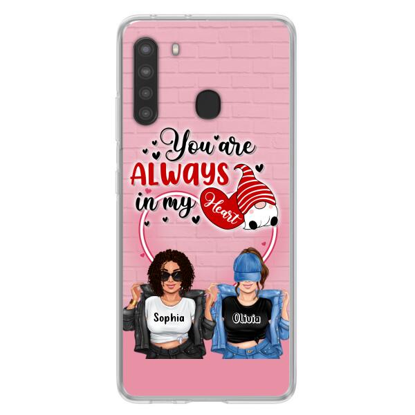 Custom Personalized Friends Phone Case - Best Gift For Friends - You're Always In My Heart - Case For iPhone/Samsung