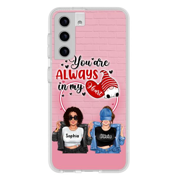 Custom Personalized Friends Phone Case - Best Gift For Friends - You're Always In My Heart - Case For iPhone/Samsung