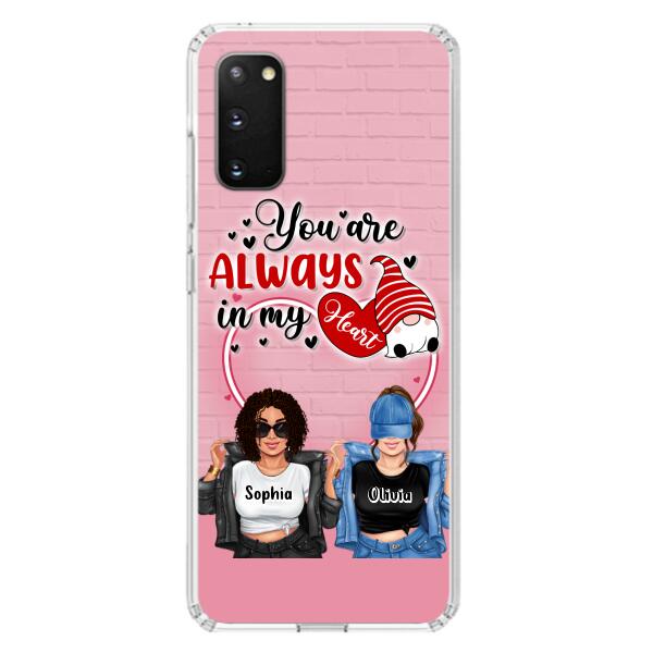 Custom Personalized Friends Phone Case - Best Gift For Friends - You're Always In My Heart - Case For iPhone/Samsung