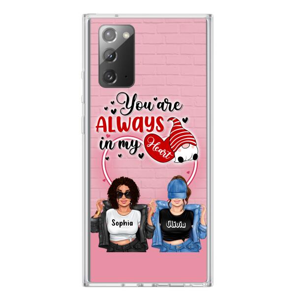 Custom Personalized Friends Phone Case - Best Gift For Friends - You're Always In My Heart - Case For iPhone/Samsung