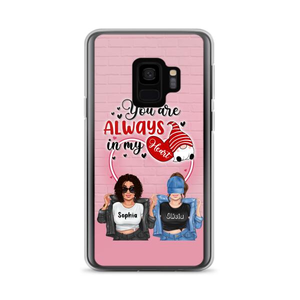 Custom Personalized Friends Phone Case - Best Gift For Friends - You're Always In My Heart - Case For iPhone/Samsung