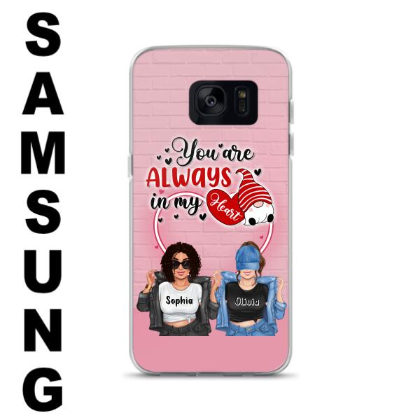 Custom Personalized Friends Phone Case - Best Gift For Friends - You're Always In My Heart - Case For iPhone/Samsung