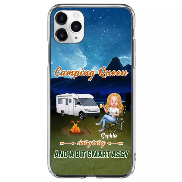 Custom Personalized Camping Queen Phone Case - Gift Idea For Camping Lover - Case For iPhone And Samsung