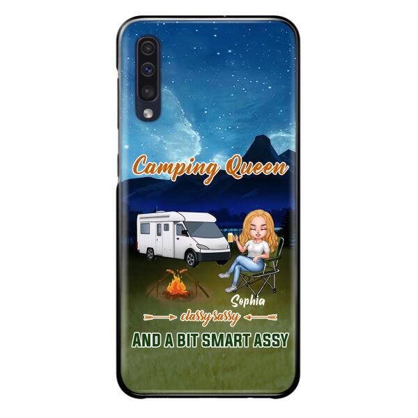 Custom Personalized Camping Queen Phone Case - Gift Idea For Camping Lover - Case For iPhone And Samsung