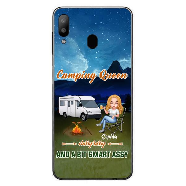 Custom Personalized Camping Queen Phone Case - Gift Idea For Camping Lover - Case For iPhone And Samsung