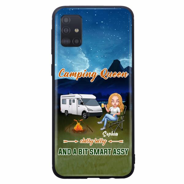 Custom Personalized Camping Queen Phone Case - Gift Idea For Camping Lover - Case For iPhone And Samsung