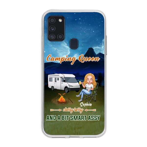 Custom Personalized Camping Queen Phone Case - Gift Idea For Camping Lover - Case For iPhone And Samsung