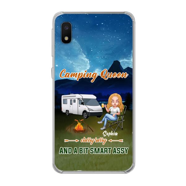 Custom Personalized Camping Queen Phone Case - Gift Idea For Camping Lover - Case For iPhone And Samsung