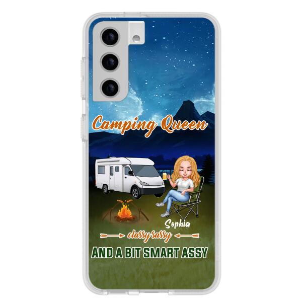 Custom Personalized Camping Queen Phone Case - Gift Idea For Camping Lover - Case For iPhone And Samsung