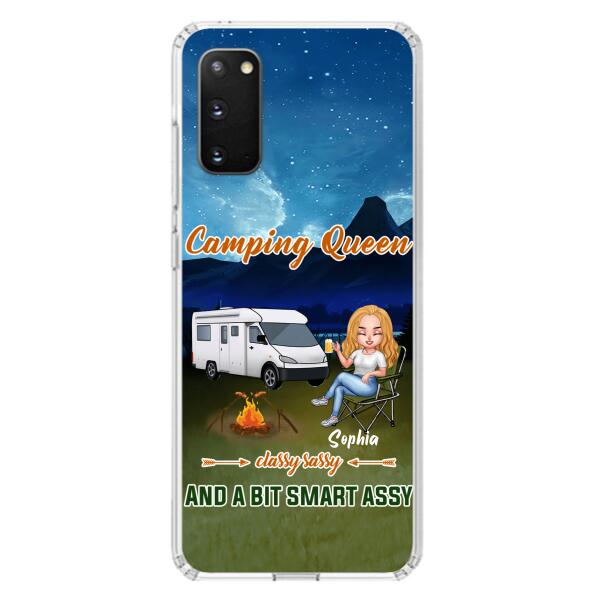 Custom Personalized Camping Queen Phone Case - Gift Idea For Camping Lover - Case For iPhone And Samsung