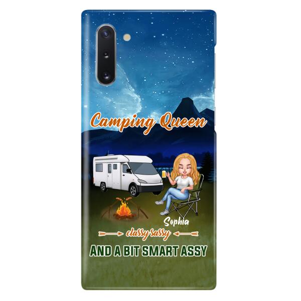 Custom Personalized Camping Queen Phone Case - Gift Idea For Camping Lover - Case For iPhone And Samsung