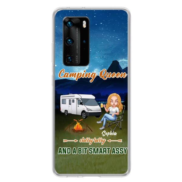 Custom Personalized Camping Queen Phone Case - Gift Idea For Camping Lover - Case For Xiaomi, Oppo And Huawei