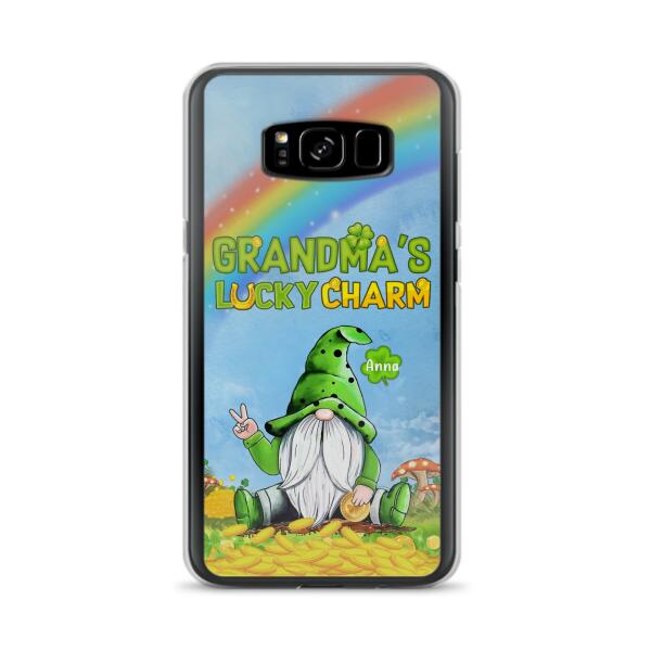 Custom Personalized iPhone Case/Samsung Case - Gift for Grandmother - Grandma's Lucky Charms Phone Case - Up to 6 Grandkids