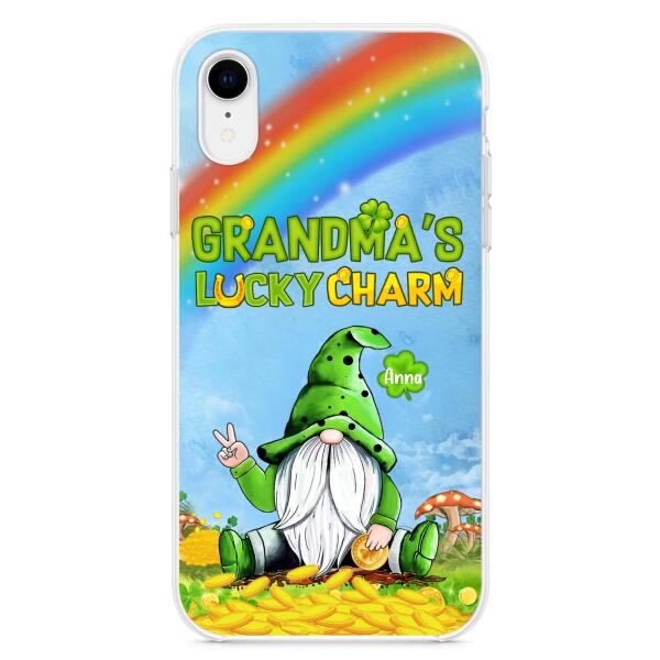 Custom Personalized iPhone Case/Samsung Case - Gift for Grandmother - Grandma's Lucky Charms Phone Case - Up to 6 Grandkids