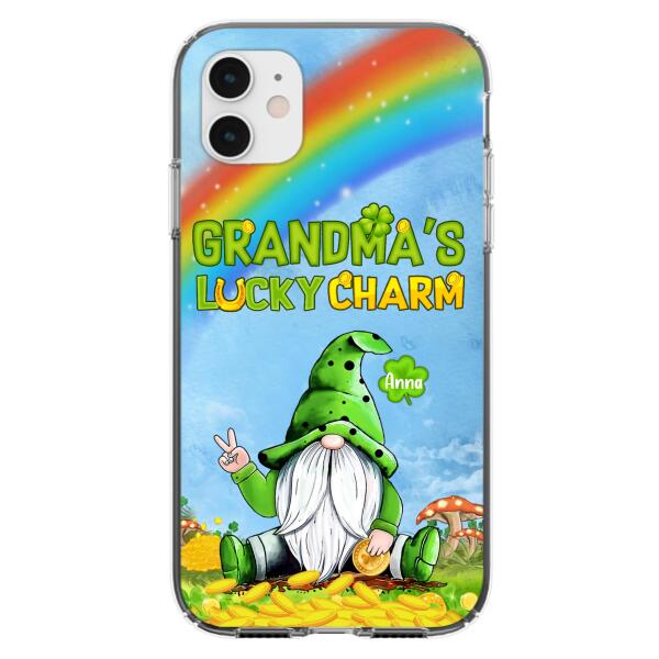 Custom Personalized iPhone Case/Samsung Case - Gift for Grandmother - Grandma's Lucky Charms Phone Case - Up to 6 Grandkids