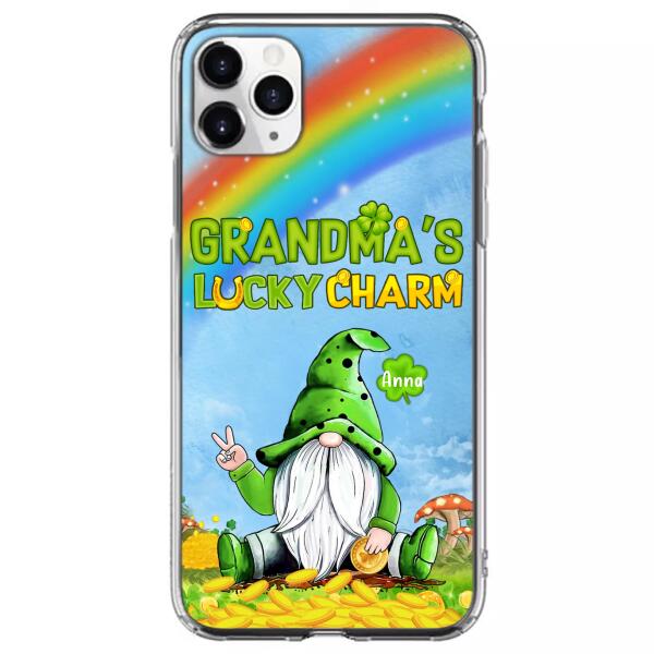 Custom Personalized iPhone Case/Samsung Case - Gift for Grandmother - Grandma's Lucky Charms Phone Case - Up to 6 Grandkids