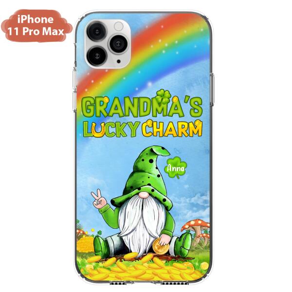 Custom Personalized iPhone Case/Samsung Case - Gift for Grandmother - Grandma's Lucky Charms Phone Case - Up to 6 Grandkids