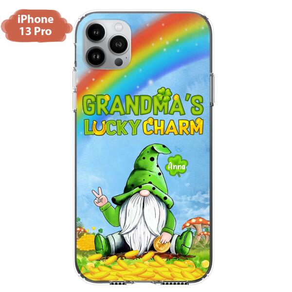 Custom Personalized iPhone Case/Samsung Case - Gift for Grandmother - Grandma's Lucky Charms Phone Case - Up to 6 Grandkids