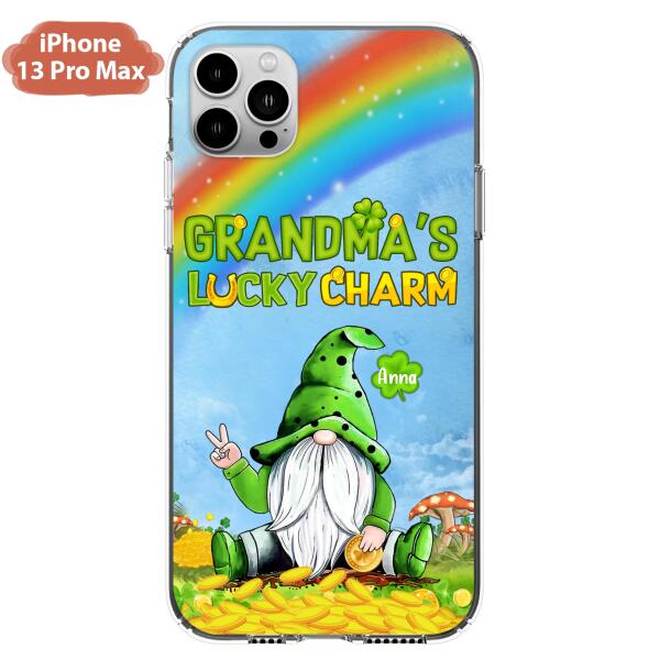 Custom Personalized iPhone Case/Samsung Case - Gift for Grandmother - Grandma's Lucky Charms Phone Case - Up to 6 Grandkids