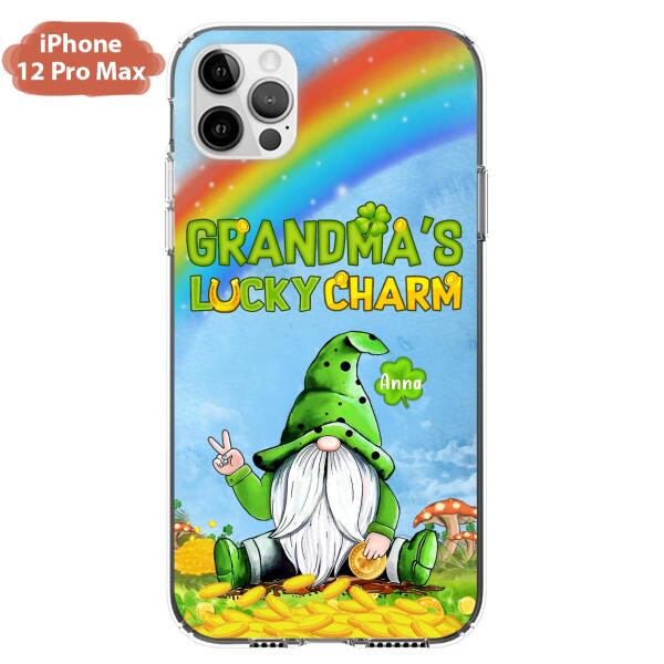 Custom Personalized iPhone Case/Samsung Case - Gift for Grandmother - Grandma's Lucky Charms Phone Case - Up to 6 Grandkids