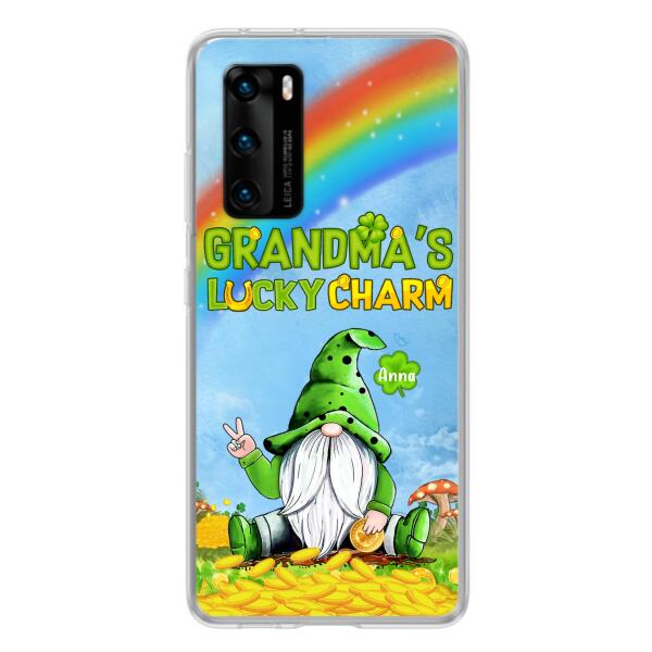 Custom Personalized Oppp Case/Huawei Case/Xiaomi Case - Gift for Grandmother - Grandma's Lucky Charms Phone Case - Up to 6 Grandkids