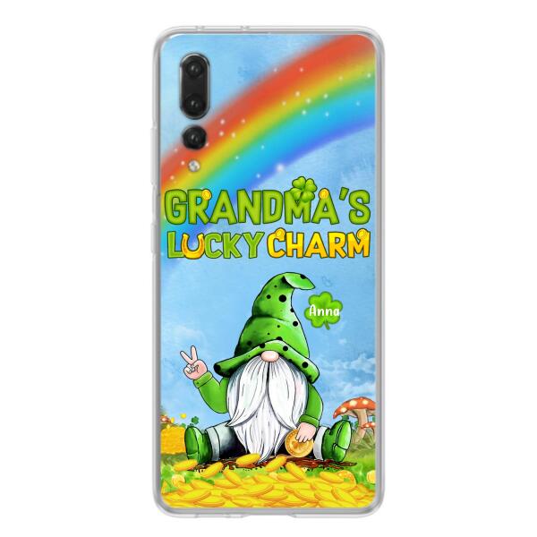 Custom Personalized Oppp Case/Huawei Case/Xiaomi Case - Gift for Grandmother - Grandma's Lucky Charms Phone Case - Up to 6 Grandkids