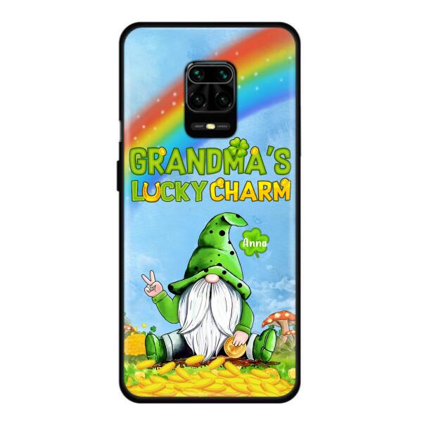 Custom Personalized Oppp Case/Huawei Case/Xiaomi Case - Gift for Grandmother - Grandma's Lucky Charms Phone Case - Up to 6 Grandkids