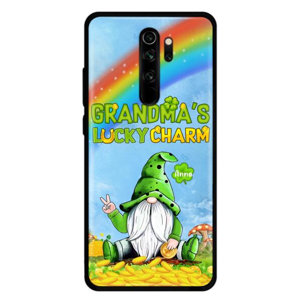 Custom Personalized Oppp Case/Huawei Case/Xiaomi Case - Gift for Grandmother - Grandma's Lucky Charms Phone Case - Up to 6 Grandkids