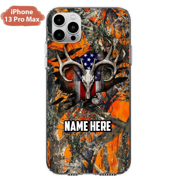 Custom Personalized The Best Premium Skull Deer Hunting Multicolor Phone Case - Gift Idea For Hunting Lover - Case For iPhone And Samsung