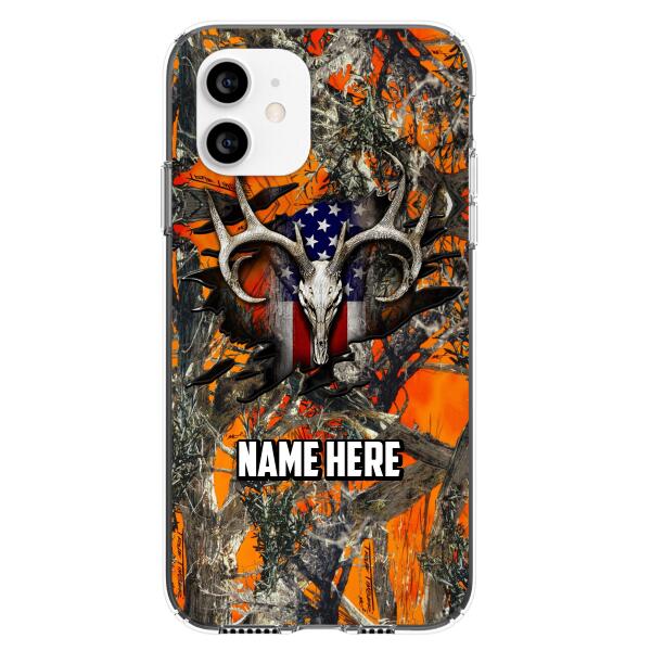 Custom Personalized The Best Premium Skull Deer Hunting Multicolor Phone Case - Gift Idea For Hunting Lover - Case For iPhone And Samsung