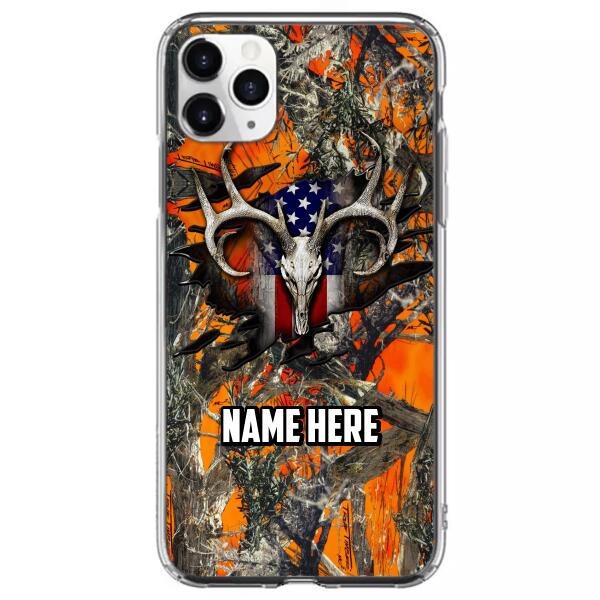 Custom Personalized The Best Premium Skull Deer Hunting Multicolor Phone Case - Gift Idea For Hunting Lover - Case For iPhone And Samsung