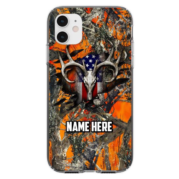 Custom Personalized The Best Premium Skull Deer Hunting Multicolor Phone Case - Gift Idea For Hunting Lover - Case For iPhone And Samsung